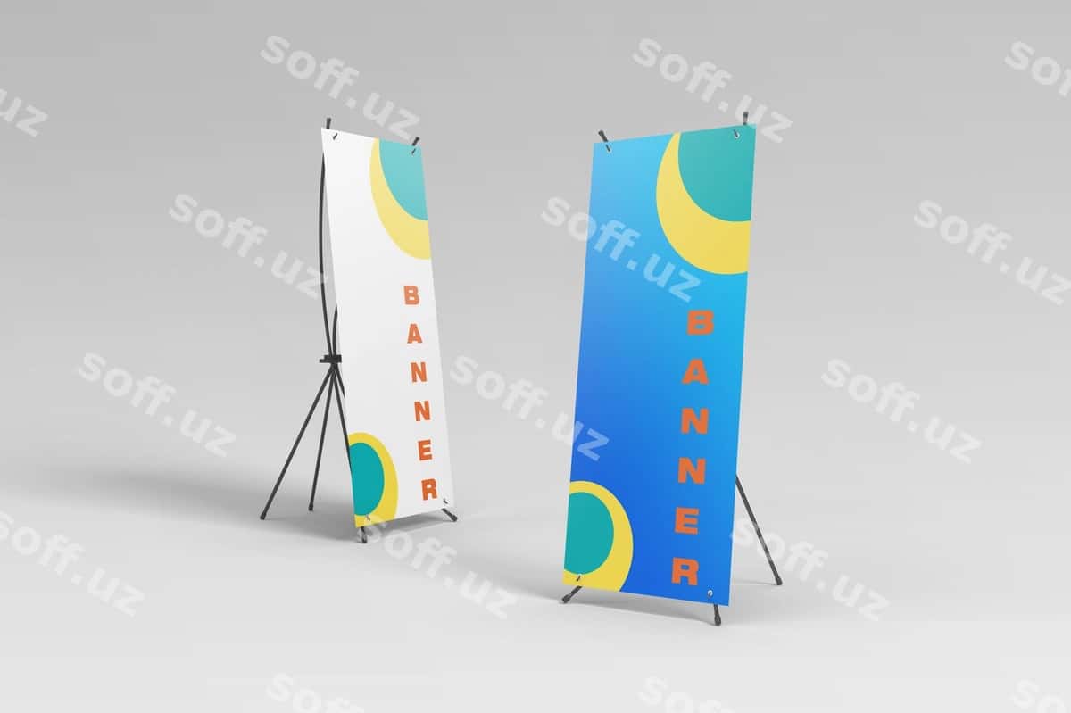 X baner namunasi | X banner mockup 1