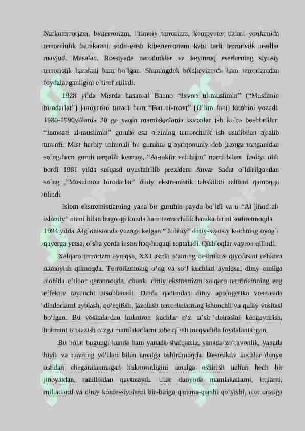Xalqaro terrorizmning moliyaviy va iqtisodiy manbalari 8