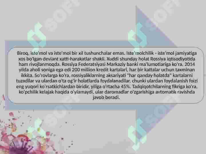 XULQ-ATVOR MOLIYASI 7
