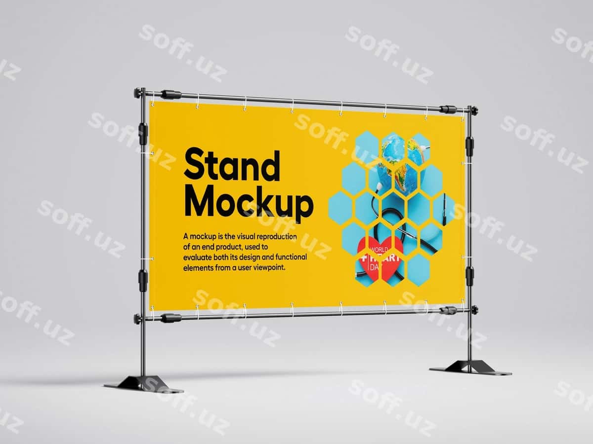 "O'rningdan tur," degan sariq belgi | Yellow sign that says stand up it 1
