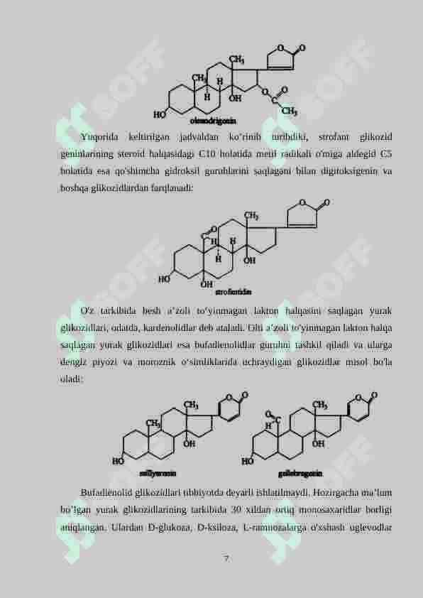 Yurak glikozidlari tahlili 7