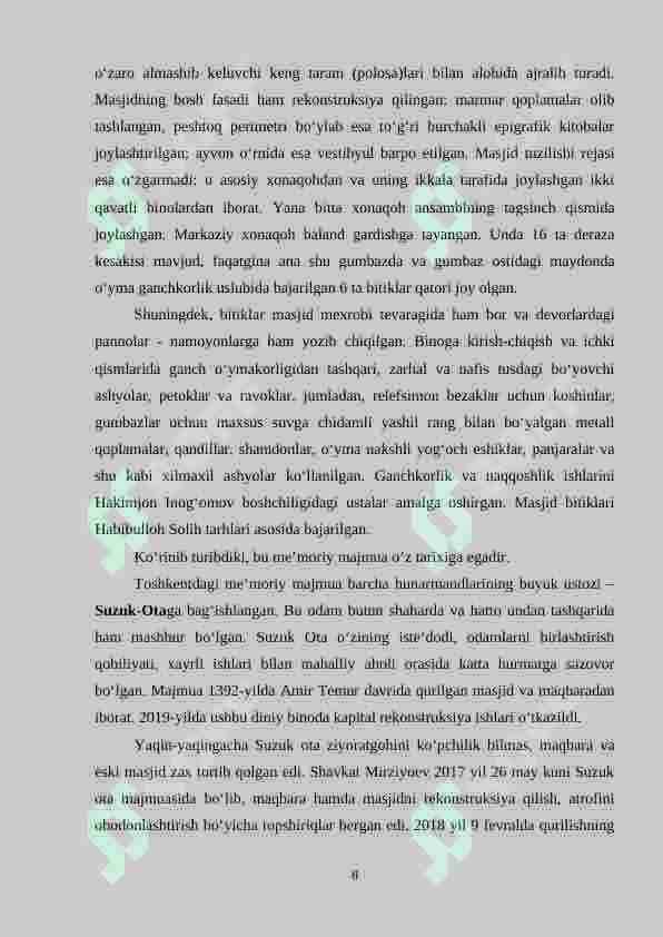 Toshkent shahri ziyoratgohlarida me’moriy yozuvlarning aks ettirilishi 8