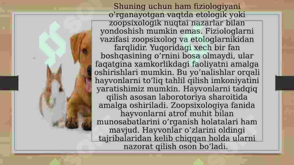 Zoopsixologiya va qiyosiy psixologiyaga kirish 7