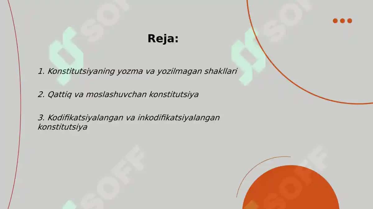 Konstitutsiyalar shakllari va tuzilishi 2