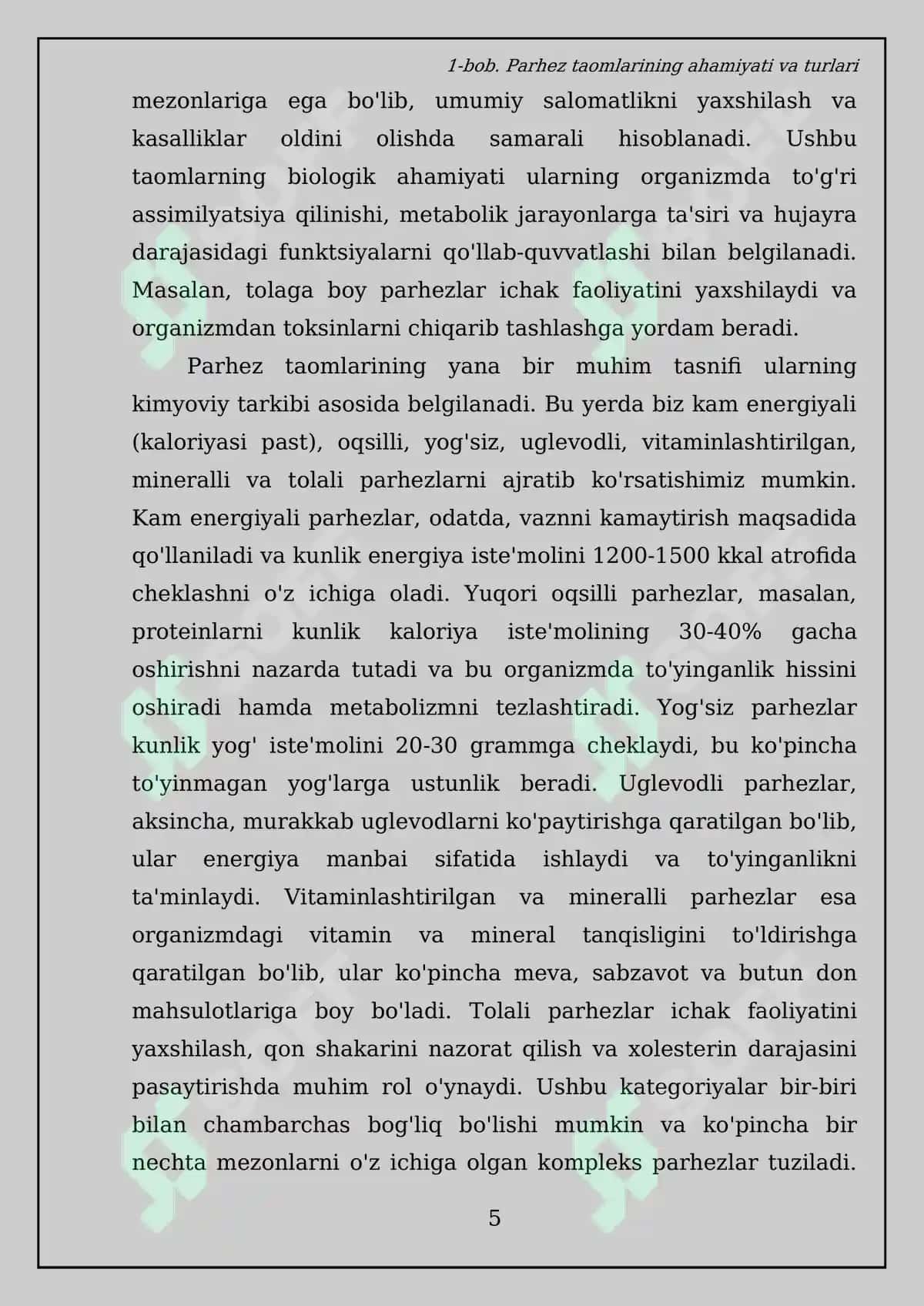Parhez taomlari ularni tayyorlash tartibi 7