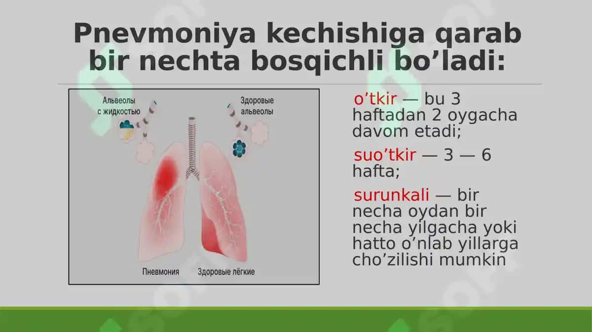 Pnevmoniya kasalligida gospital pedagogika 7