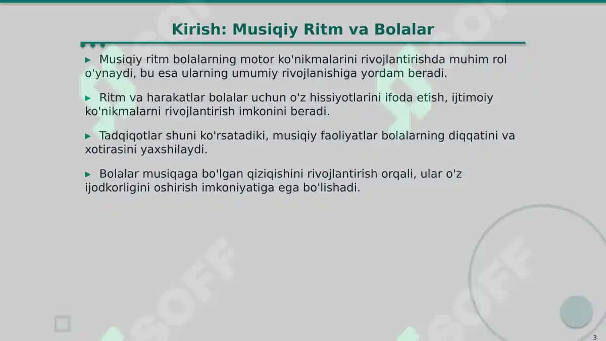 Bolalarni Musiqiy Ritmik Harakatlarga O'rgatish 3