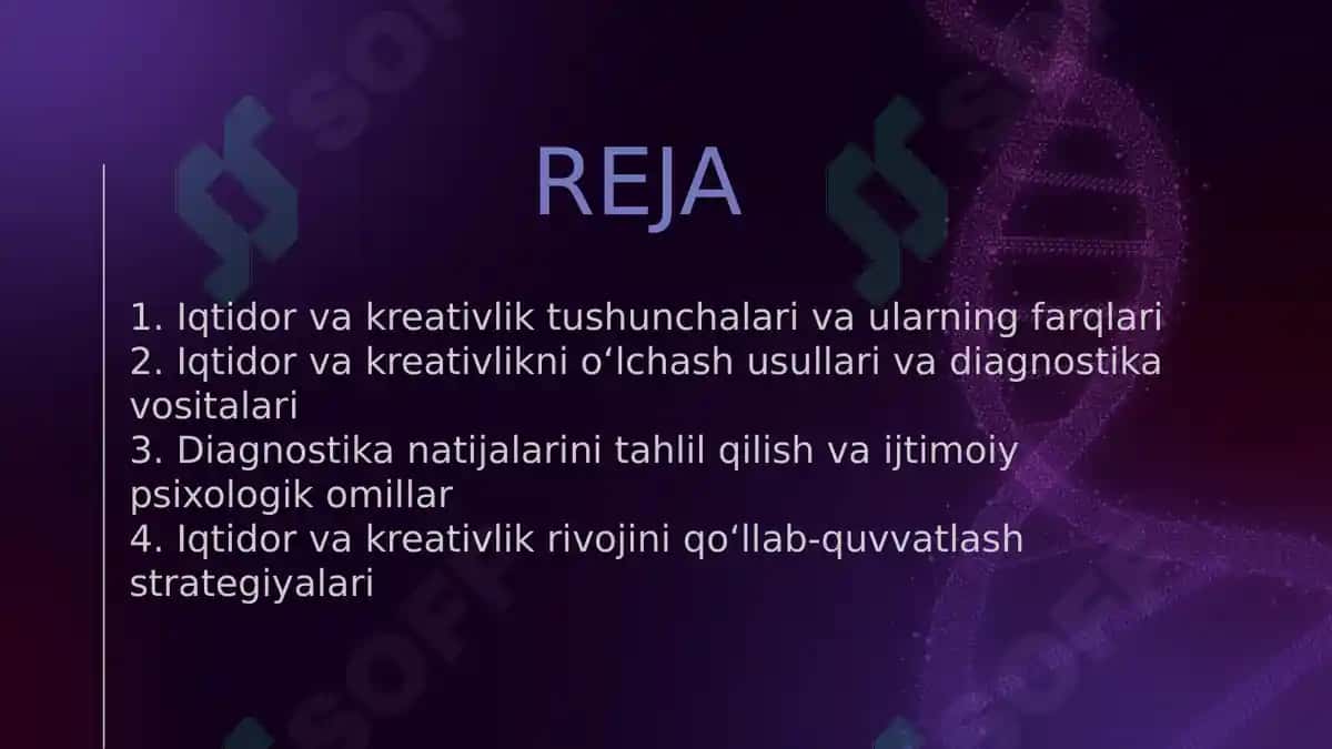 Iqtidor va Kreativlik Diagnostikasi 2