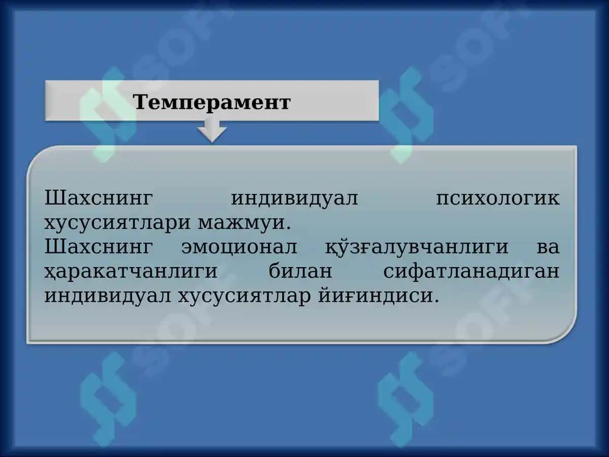 Темперамент (Temperament) 2