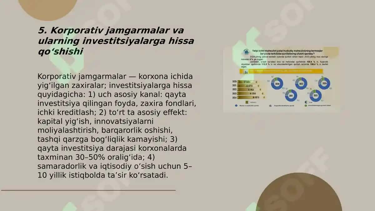 Yalpi jamgarma va uning iqtisodiy oʻsishga ta'siri: Oʻzbekiston tajribasi 3