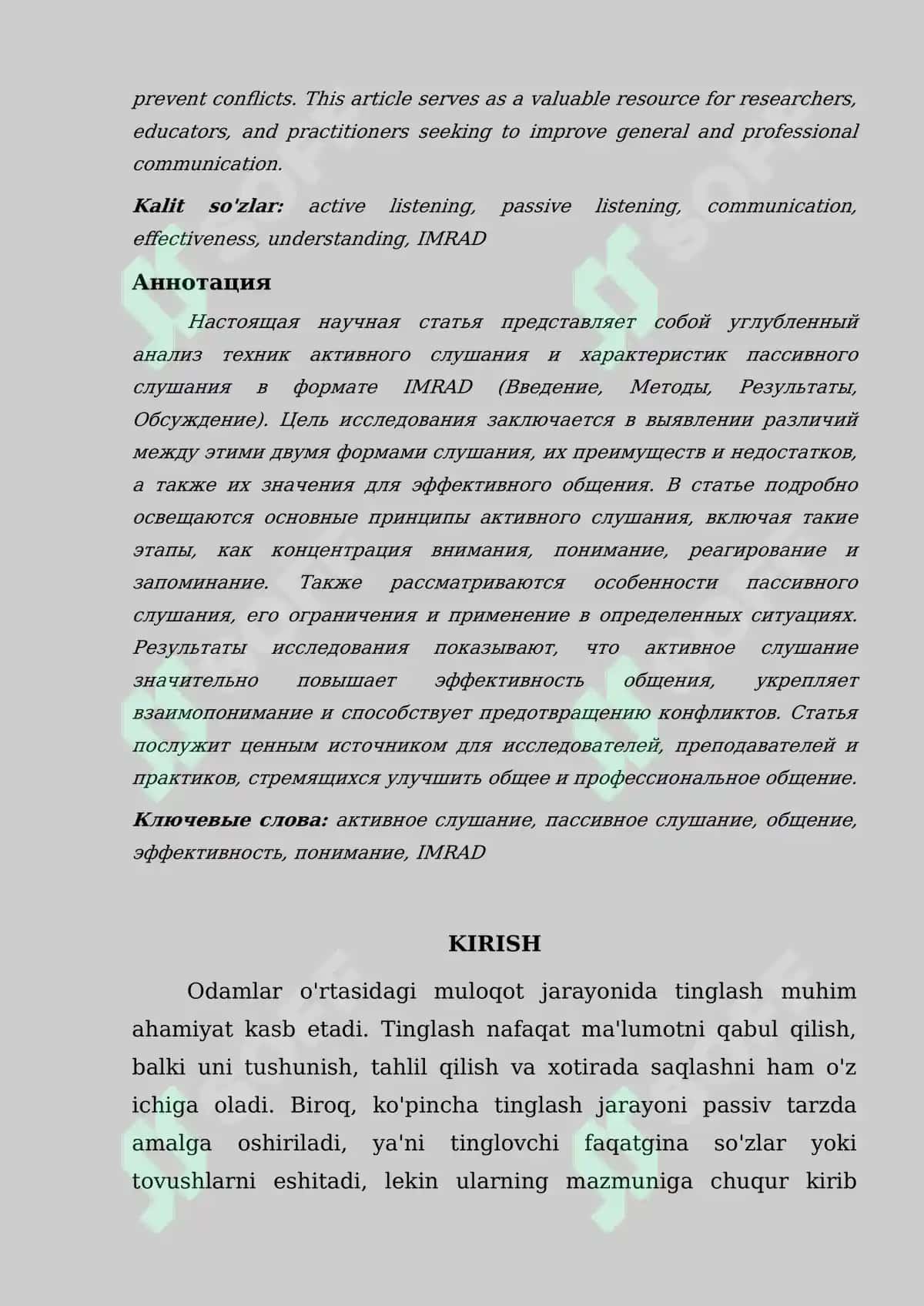 FAOL TINGLASH TEXNIKASI VA PASSIV TINGLASHNING XUSUSIYATLARI 2
