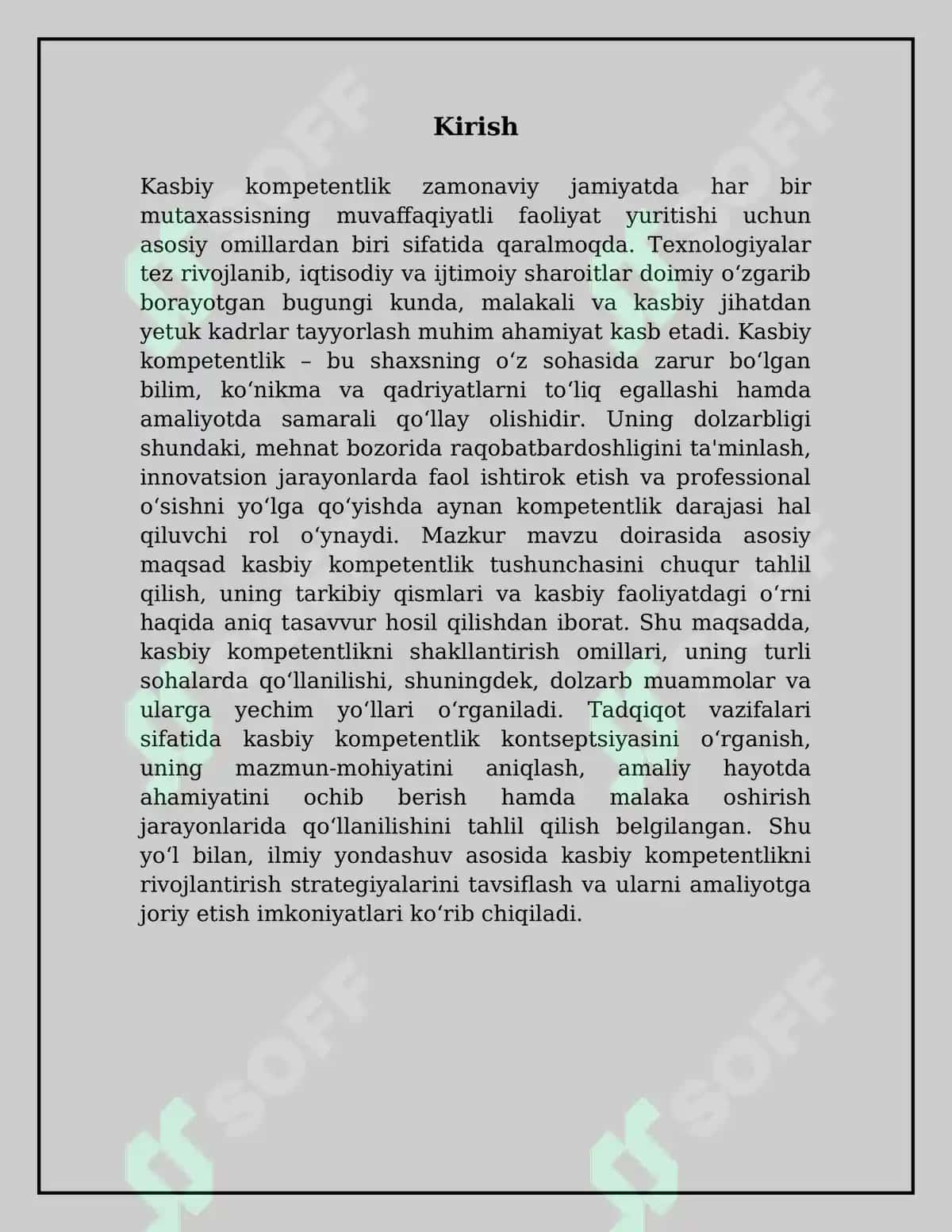 Kasbiy kompetentlik va uning ahamiyati (Professional competence and its significance) 3