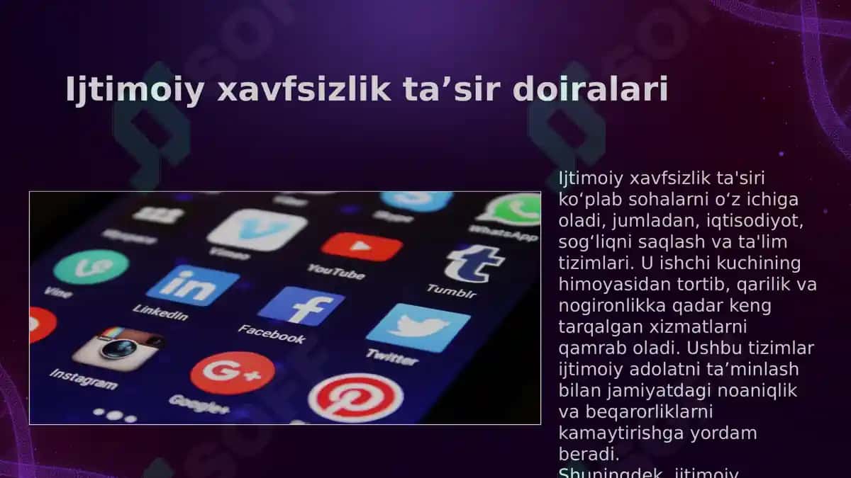 Inson taraqqiyotini ta’minlash va ijtimoiy xavfsizlik oʻrtasidagi bogʻliqlik masalalari 6