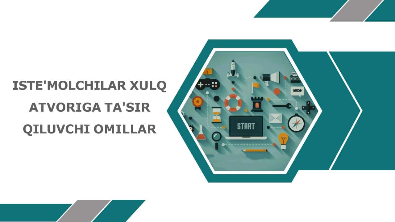 ISTE'MOLСHILAR XULQ ATVORIGA TA'SIR QILUVCHI OMILLAR