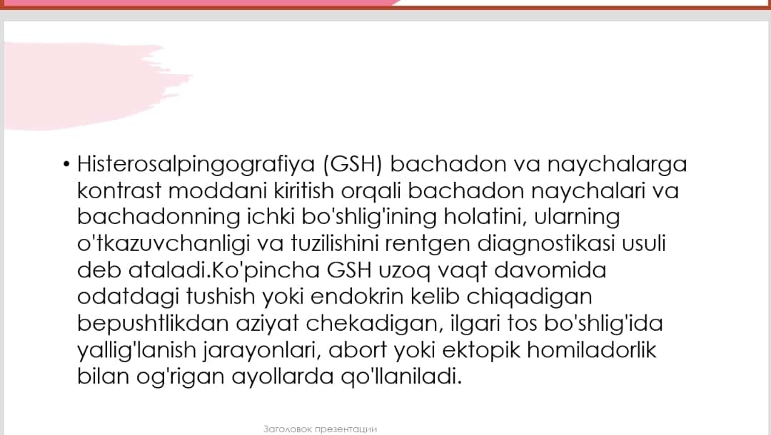 Gistrosalpingografiya