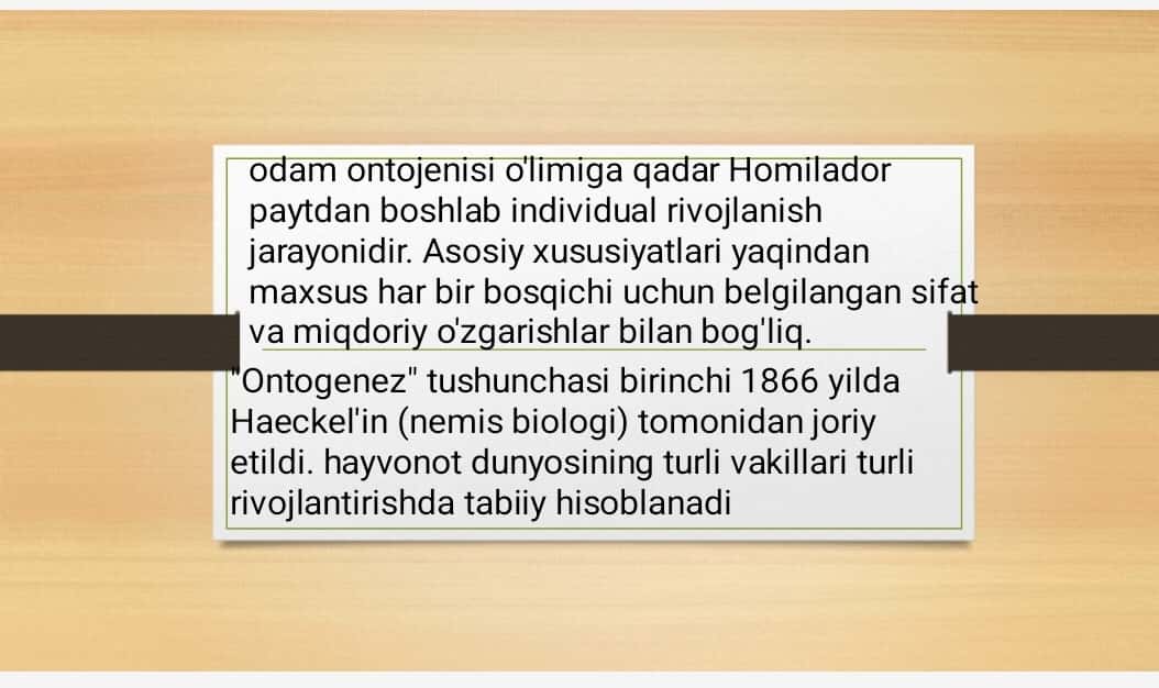 Asab sistemasi ontogenezi
