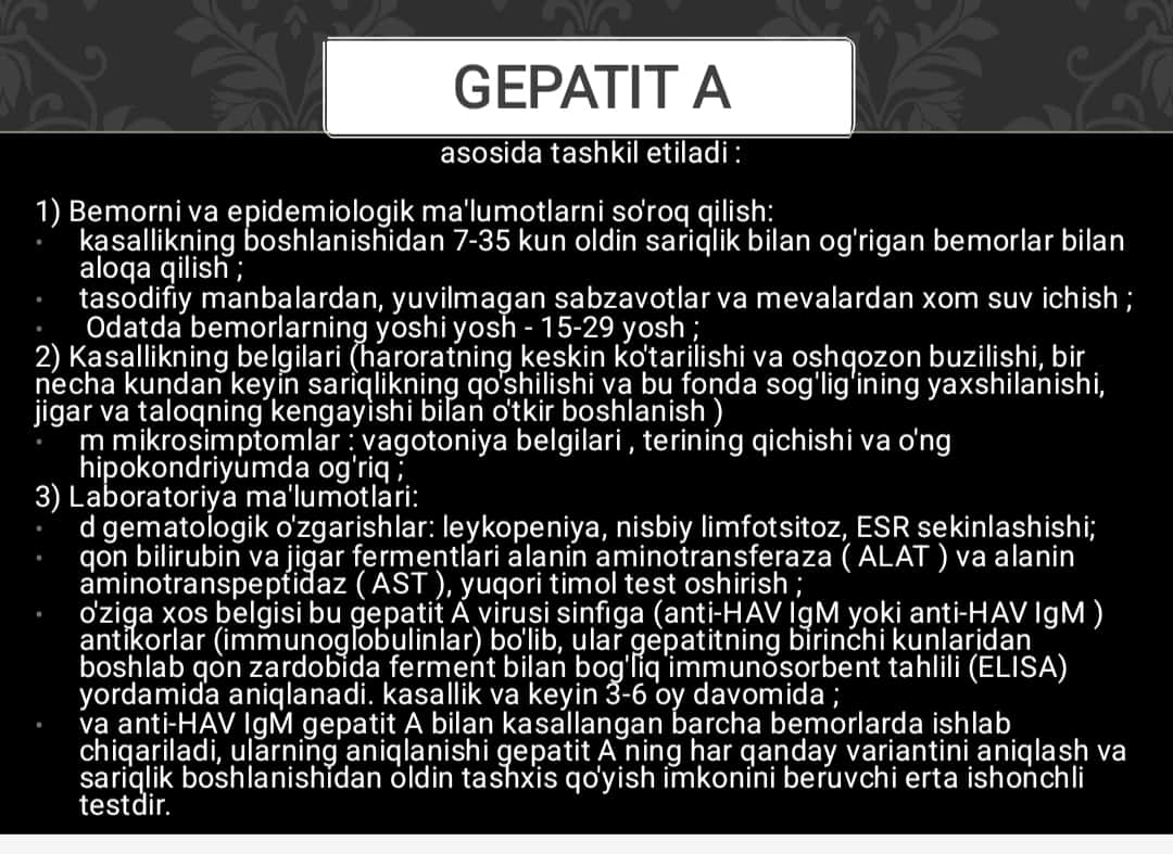 Virusli gepatit diagnostikasi