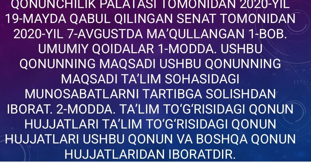 Amallarni bajarish tartibi