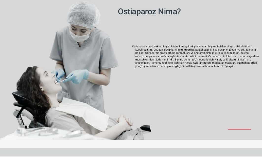 osteoporoz mavzusi boyicha