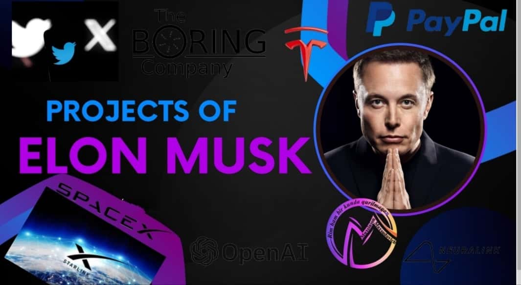 Elon Muskning muvaffaqiyatli loyihalari