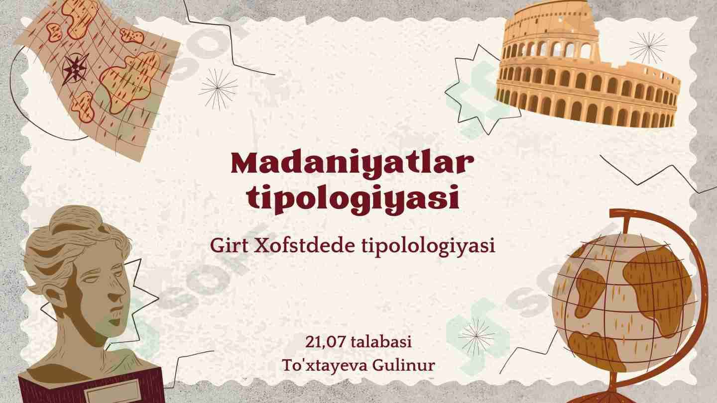 Madaniyatlar tipologiyasi