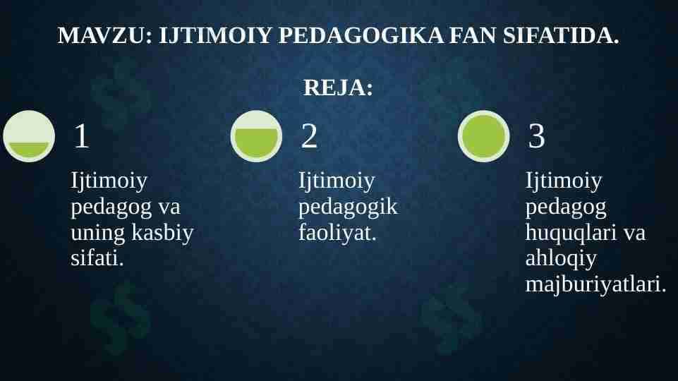 IJTIMOIY PEDAGOGIKA FAN SIFATIDA