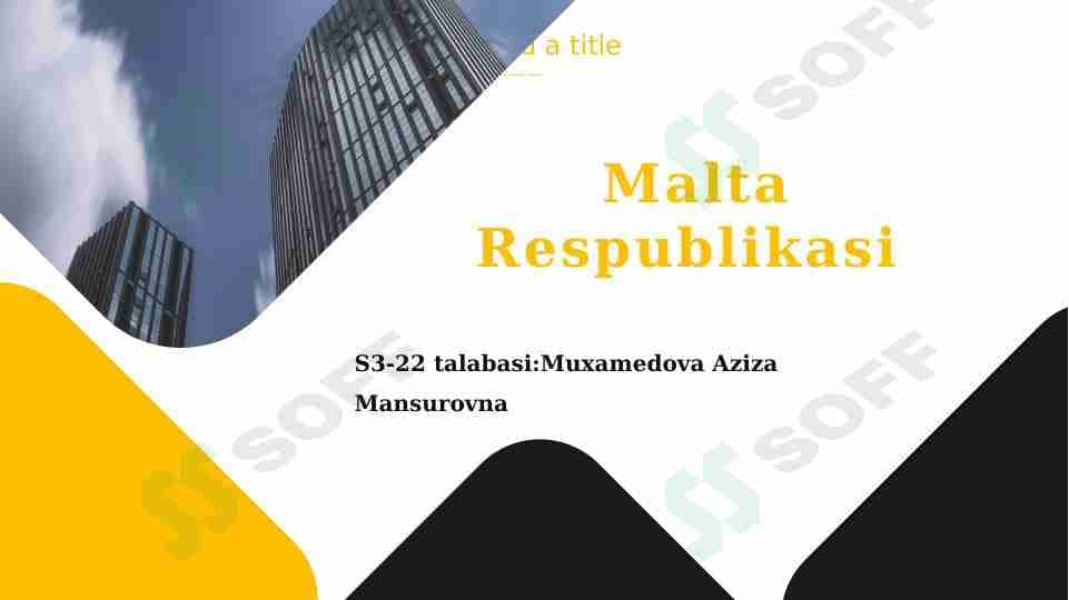 MALTA DAVLATI