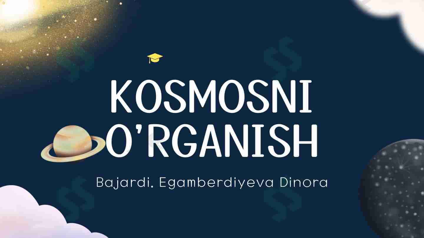 Kosmosni oʻrganish