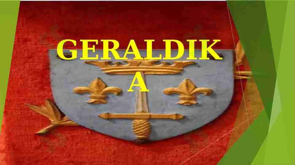 Geraldika. Maxsus tarix fanlari
