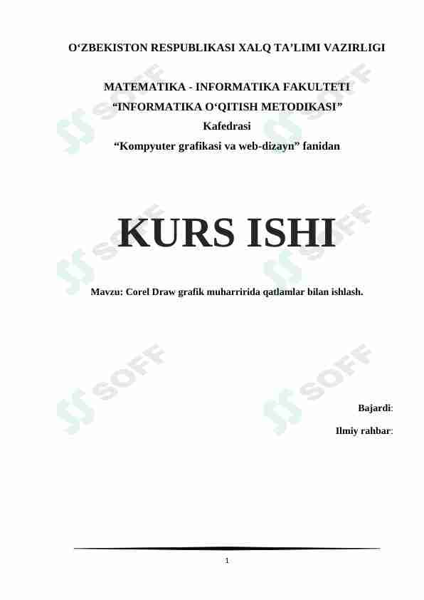 Corel Draw grafik muharririda qatlamlar bilan ishlash