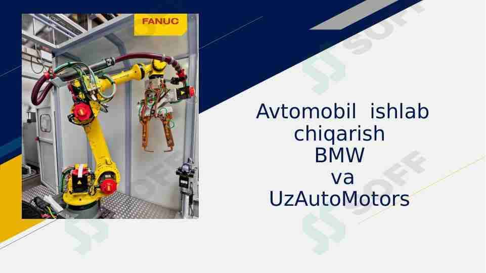 BMW va UzAutoMotors. Avtomobil ishlab chiqarish