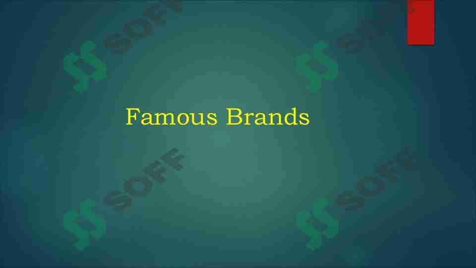 Famous Brands