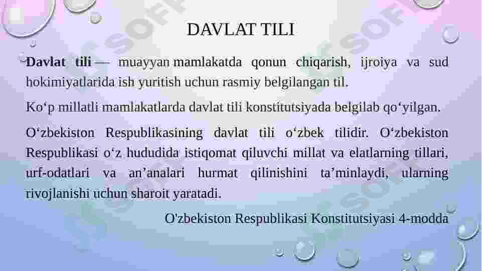 Mutaxassis va davlat tili