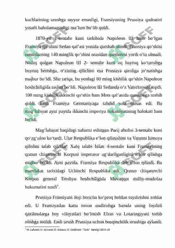 Fransiyada Uchinchi Respublika va 1871-yilgi davlat to'ntarishi