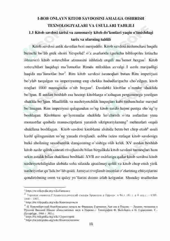 Online kitob tijoratini ishlab chiqish usullari