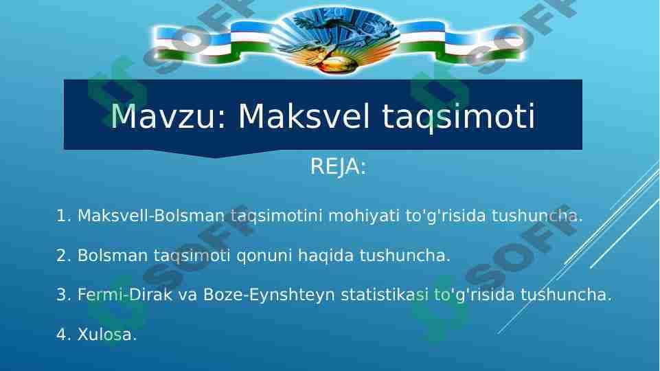 Maksvel taqsimoti