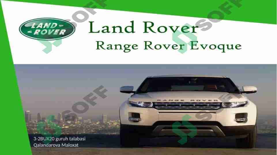Range Rover Evoque
