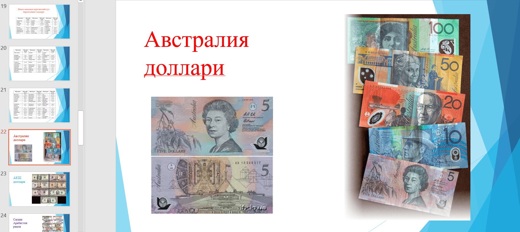 ПУЛ ТИЗИМИ: МАЗМУНИ, ТУРЛАРИ ВА ЭЛЕМЕНТЛАРИ