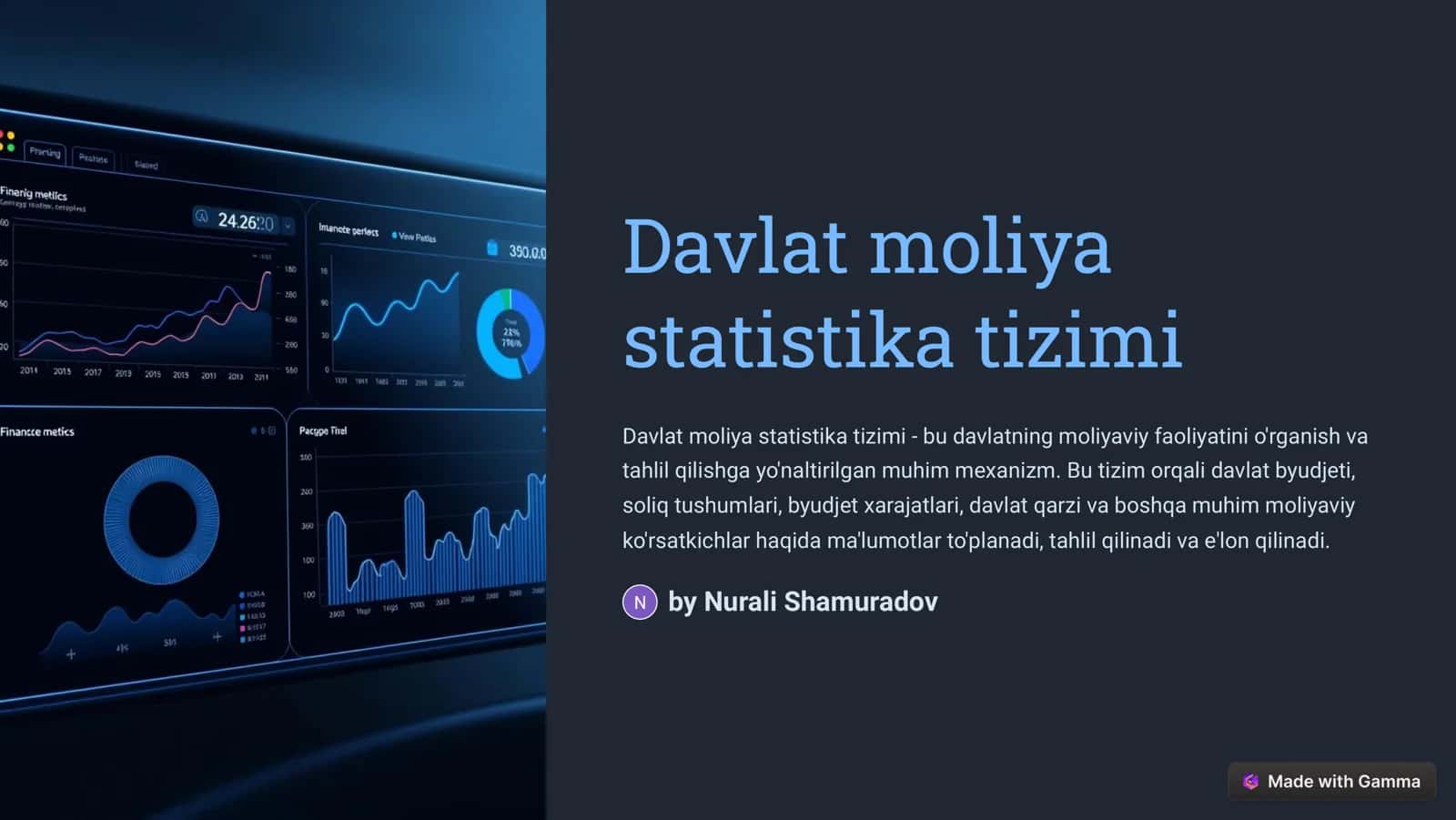 Davlat moliya statistika tizimi