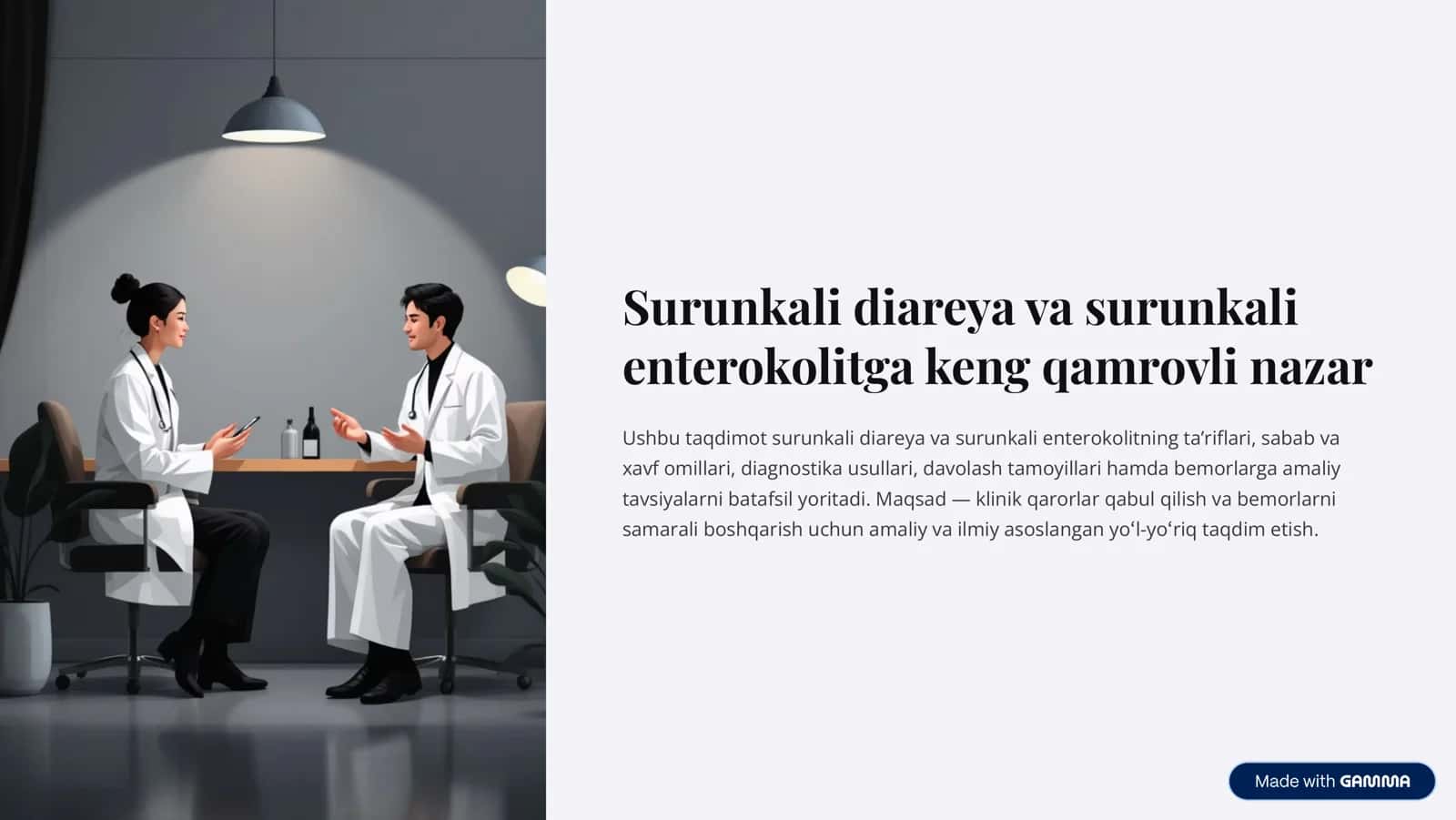 Surunkali diareya va surunkali enterokolit