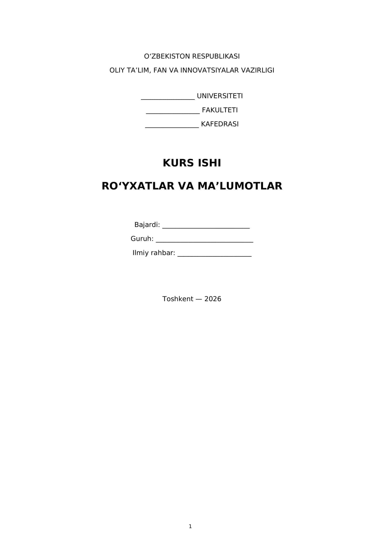 Zamonaviy raqamli dunyoda Python ro‘yxatlari, indekslash, kesmalar