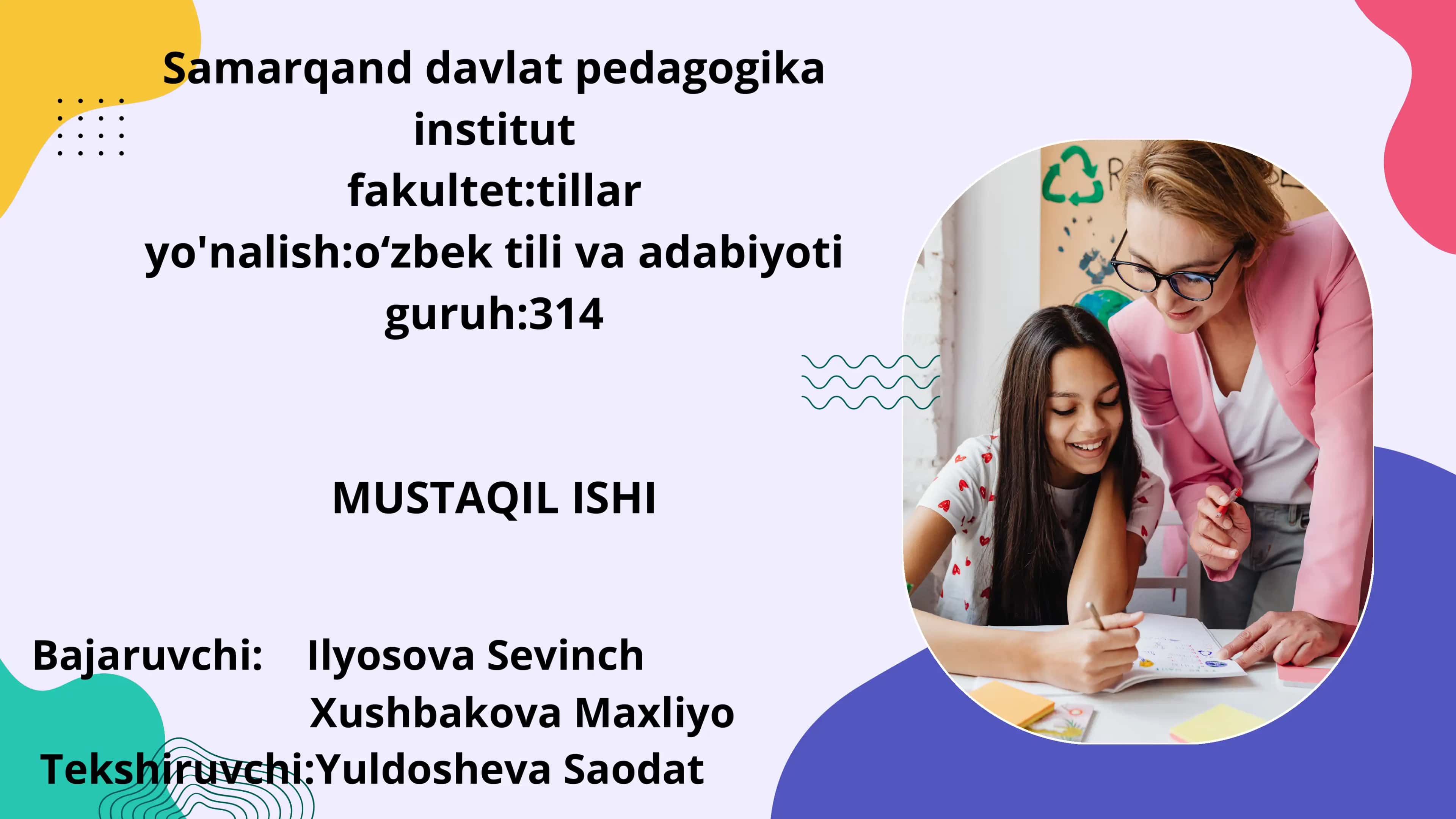 xorijiy mamlakat metodlari bilan oʻzbekiston talim metodlarini qiyoslash