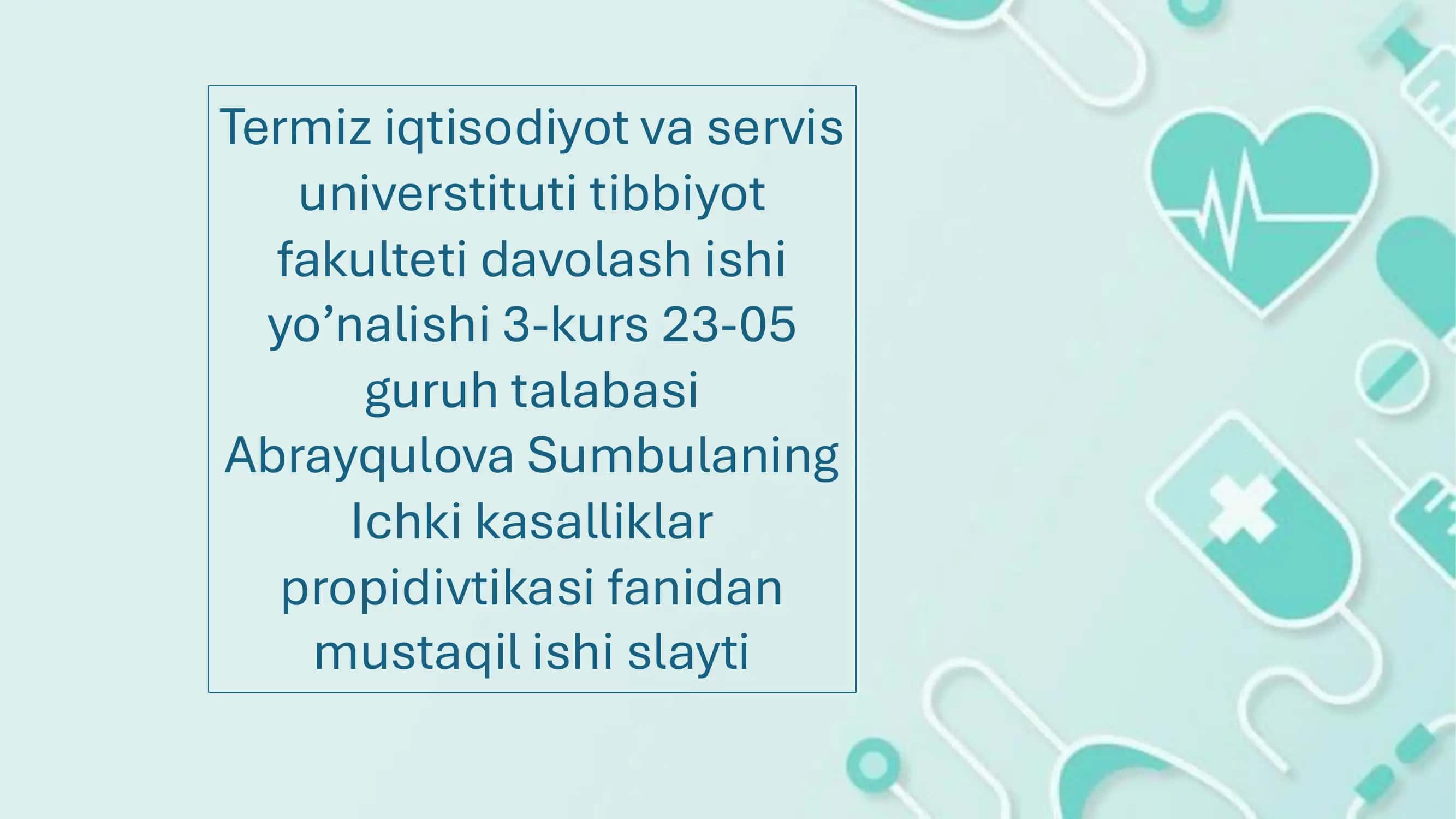 Bronxoektatik kasallik diognostikasi