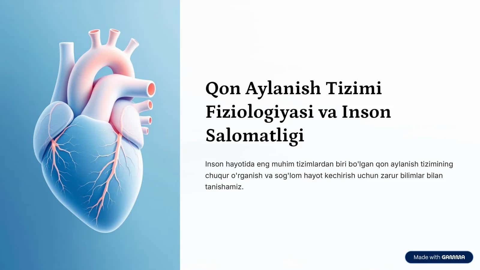 Qon Aylanish Tizimi