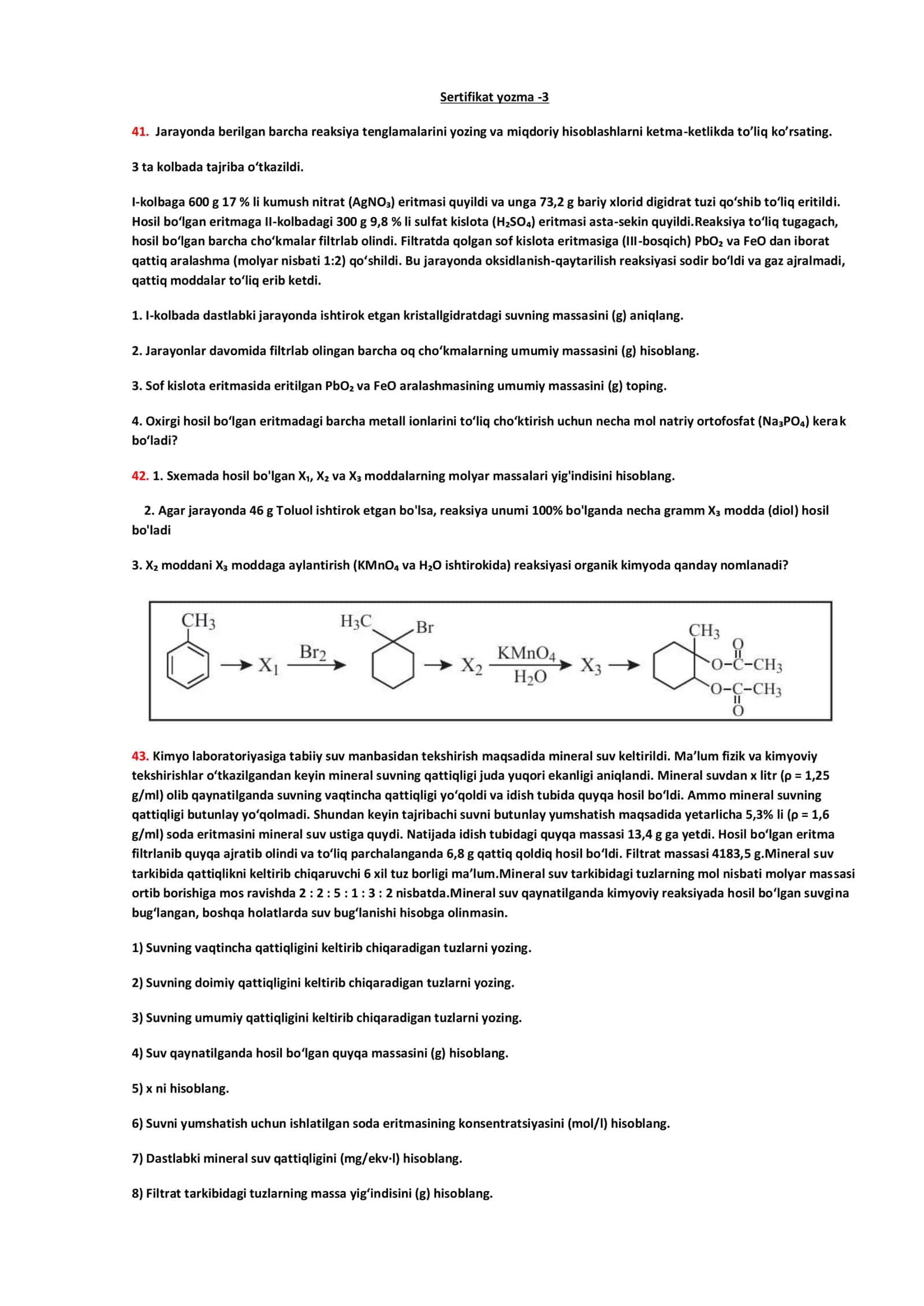 Sertifikat yozma -3