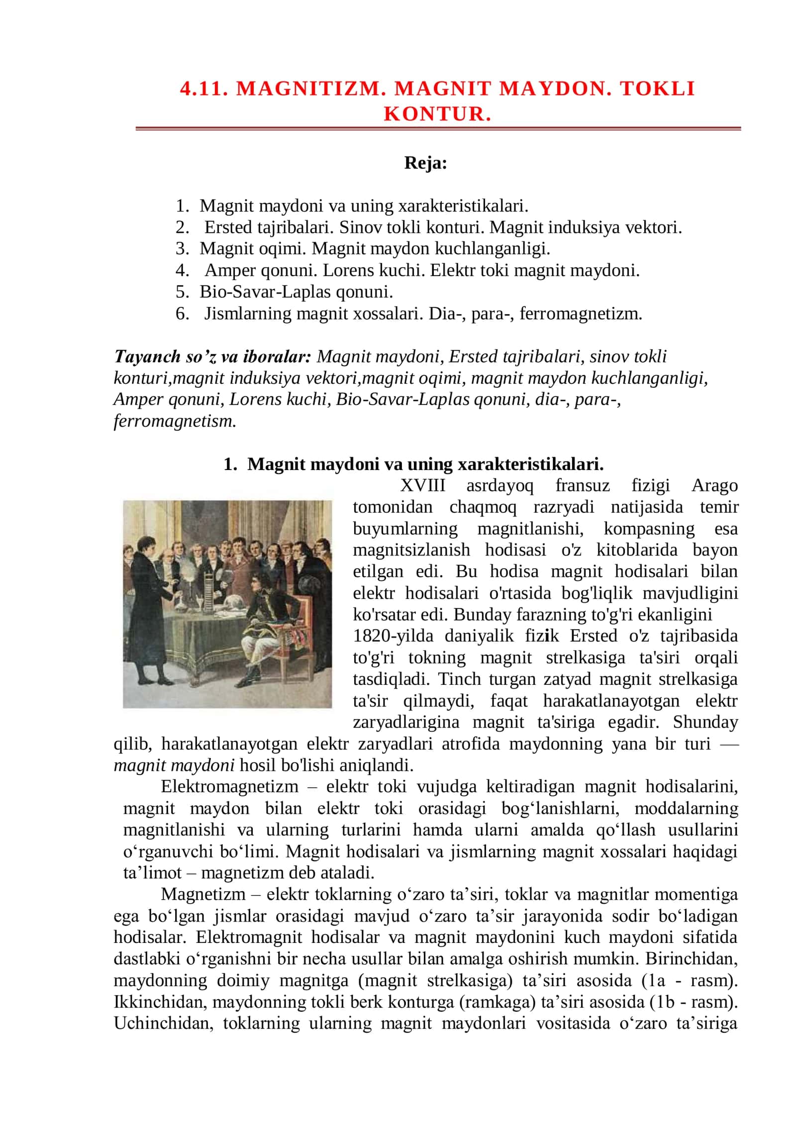 MAGNITIZM. MAGNIT MAYDON. TOKLI KONTUR