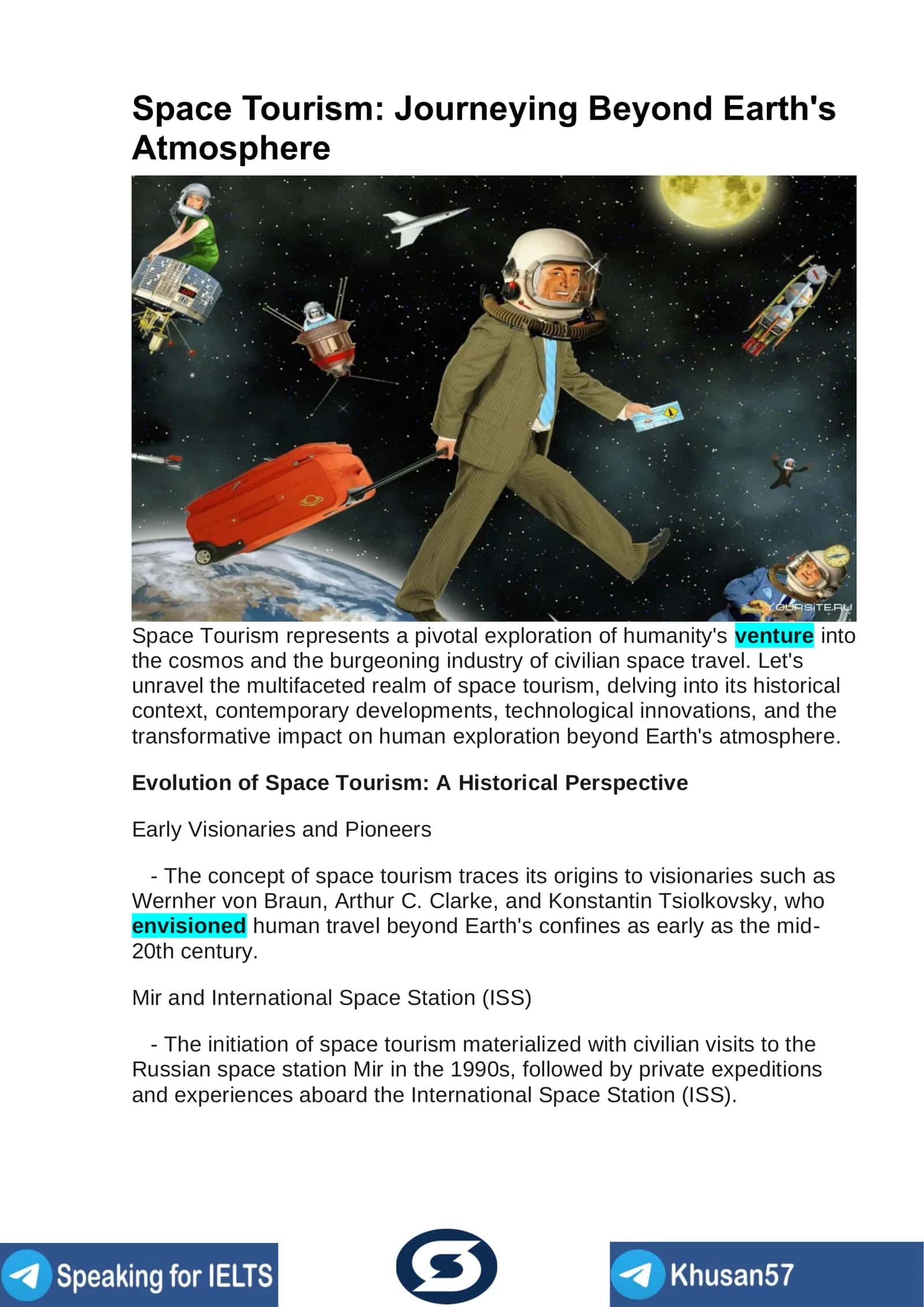 Space Tourism: Journeying Beyond Earth's Atmosphere