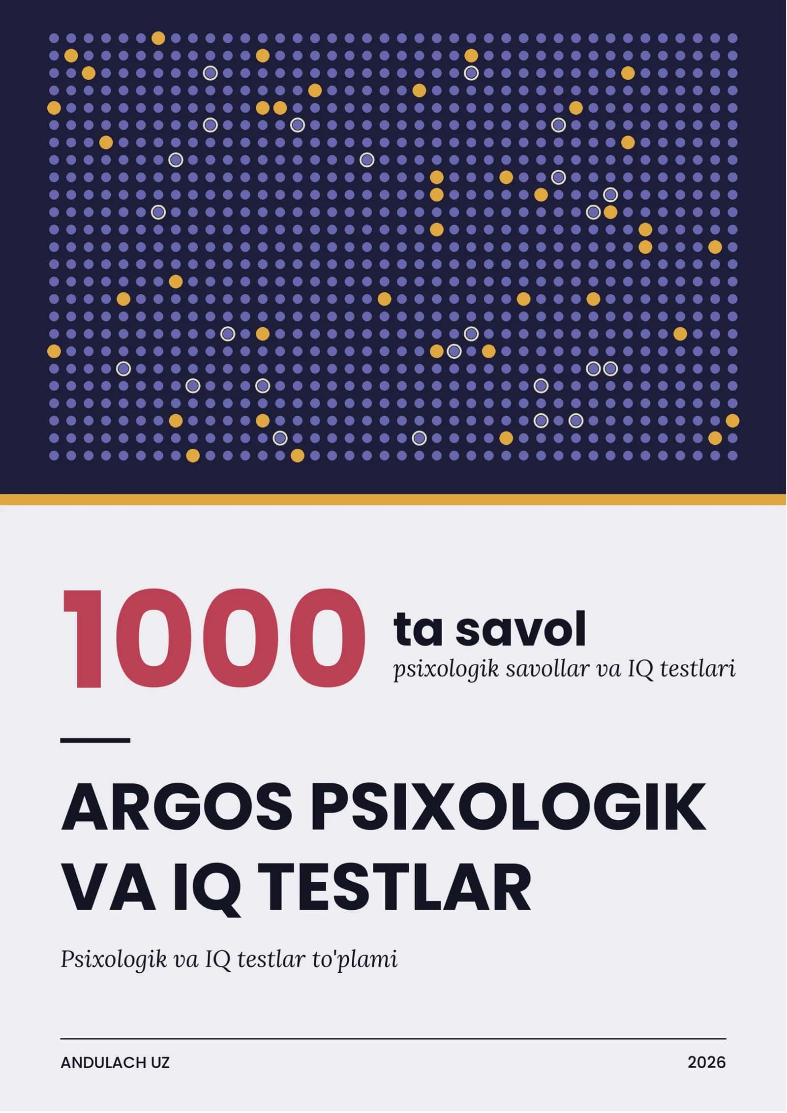 Argos psixologik va IQ testlar to'plami