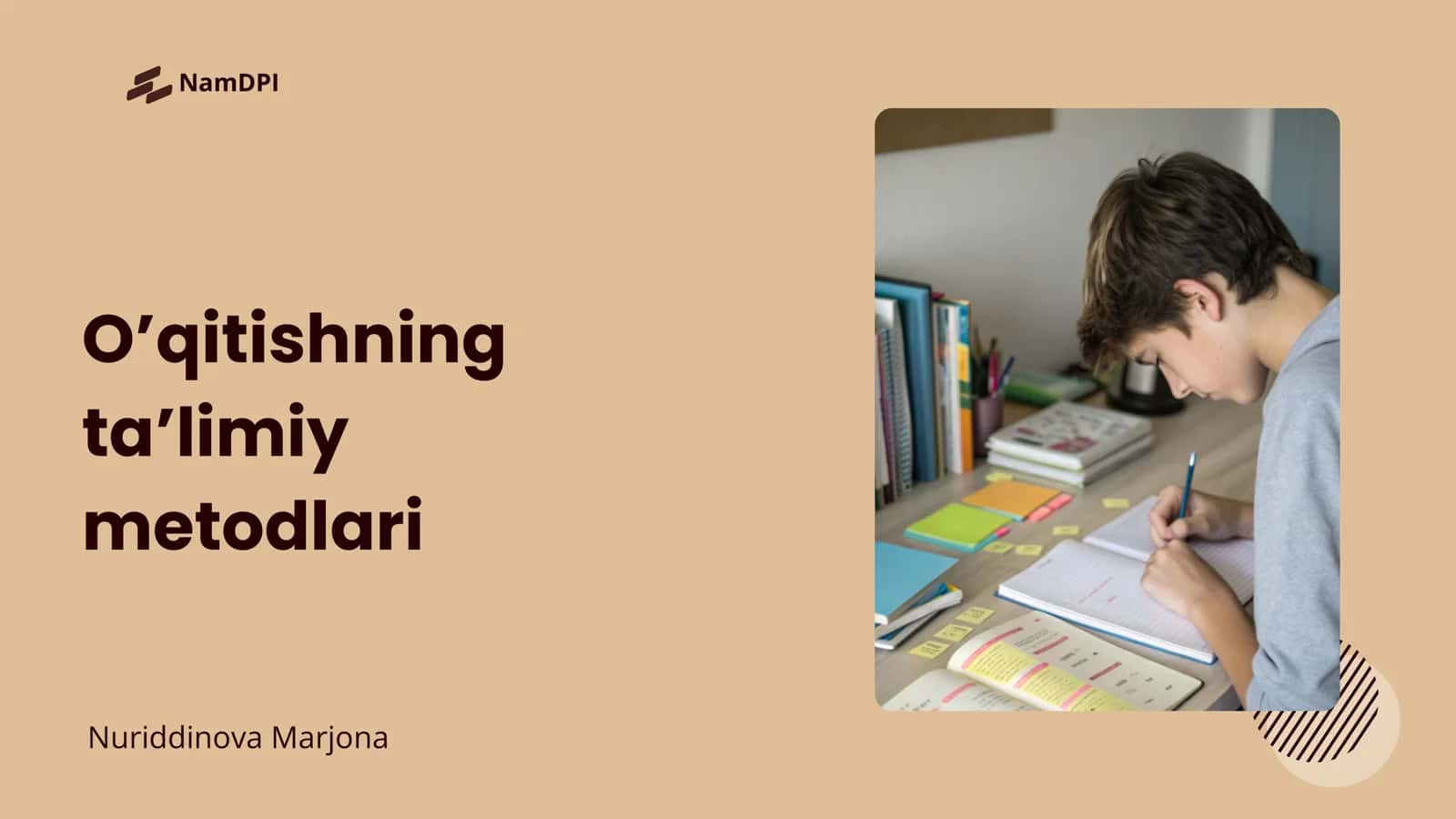 O'qitishning ta'limiy metodlari