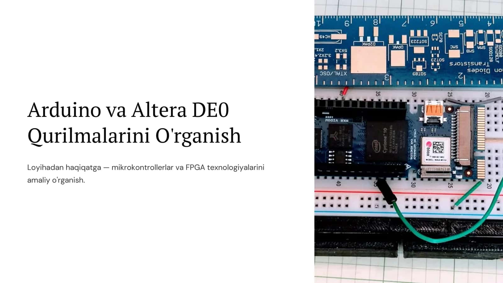 Arduino va Altera DE0